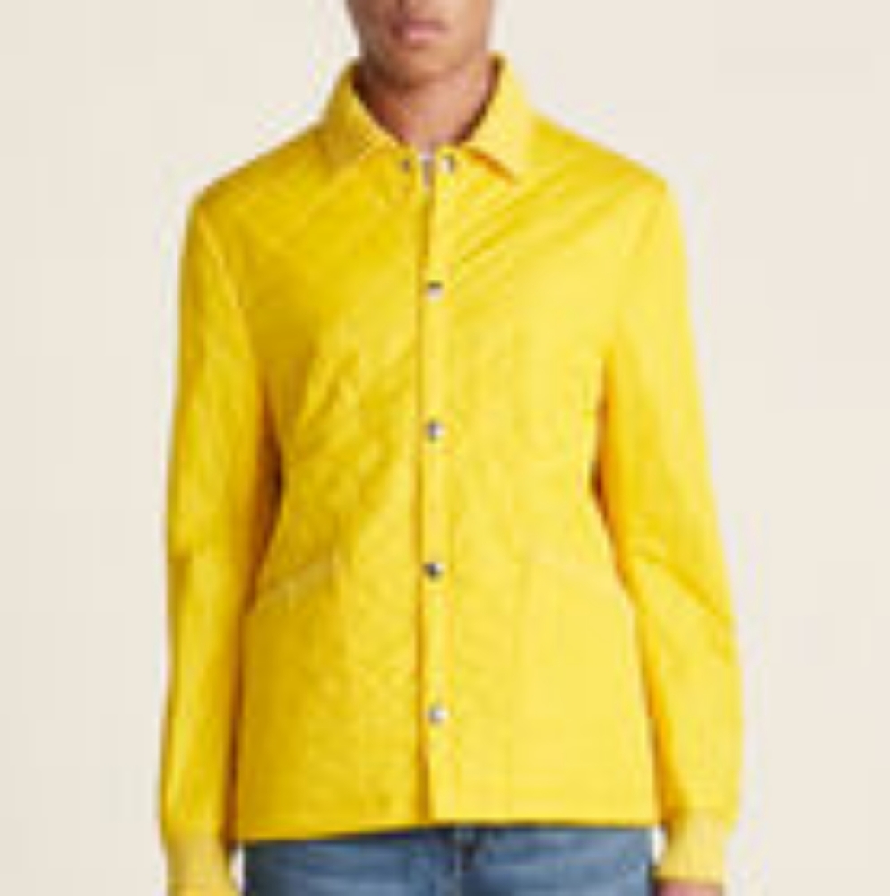 Husky Corduroy Collar Quilted jacket